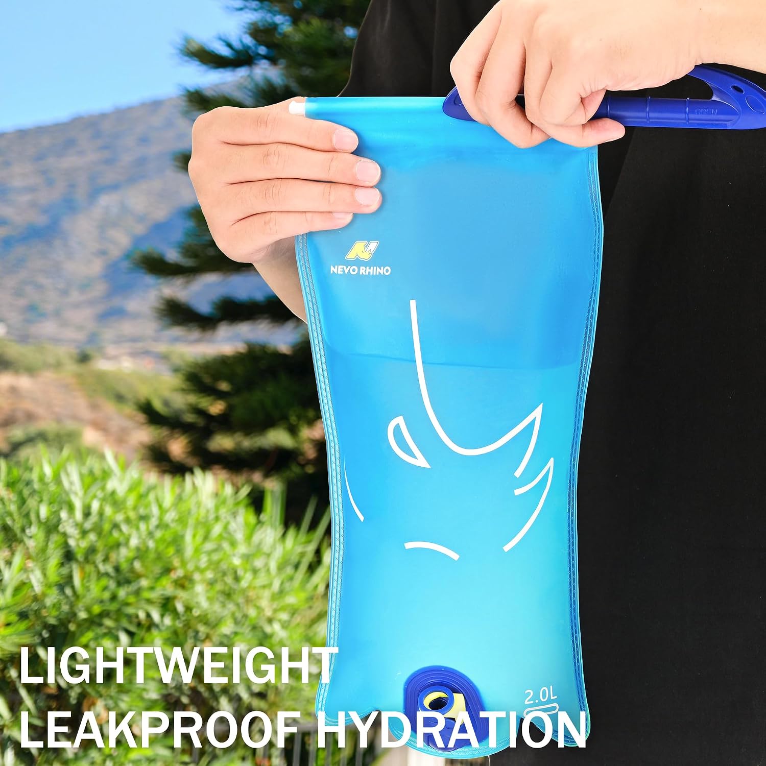 N NEVO RHINO Hydration Bladder 1.5L-3L Kit, Water Bladder for Running Vest