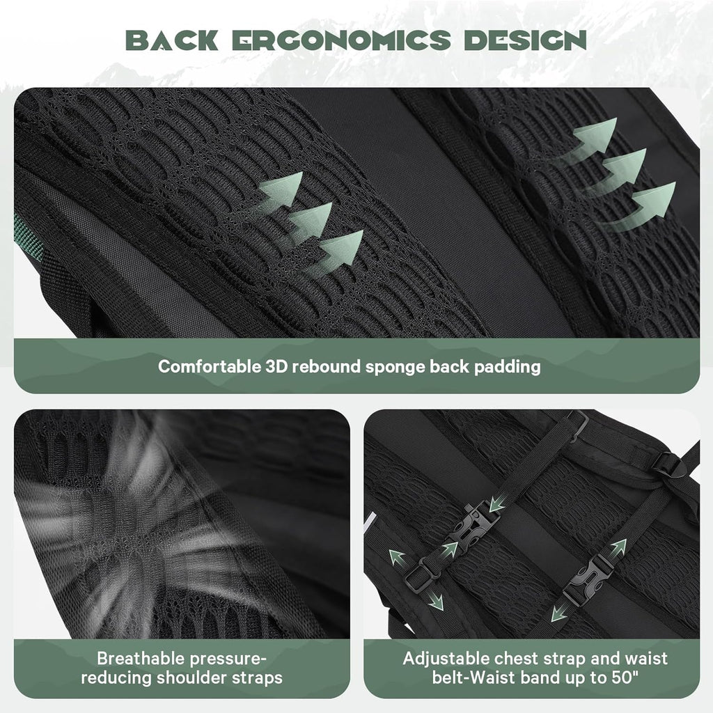 Maelstrom Lightweight Hydration Hiking Backpack with 2L/3L Water Bladder