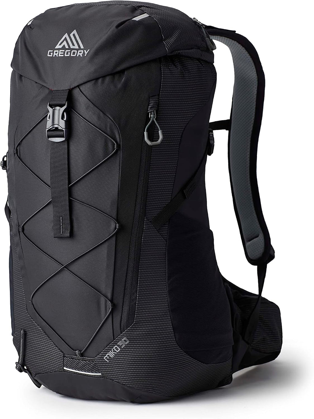 Gregory Miko 30L Day Hiking Backpack, One Size Fits All, Optic Black