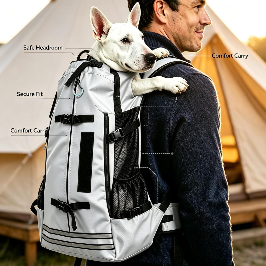 Big Dog Backpack Pet Carrier 40-60 Lbs Medium Dogs Hiking Bag