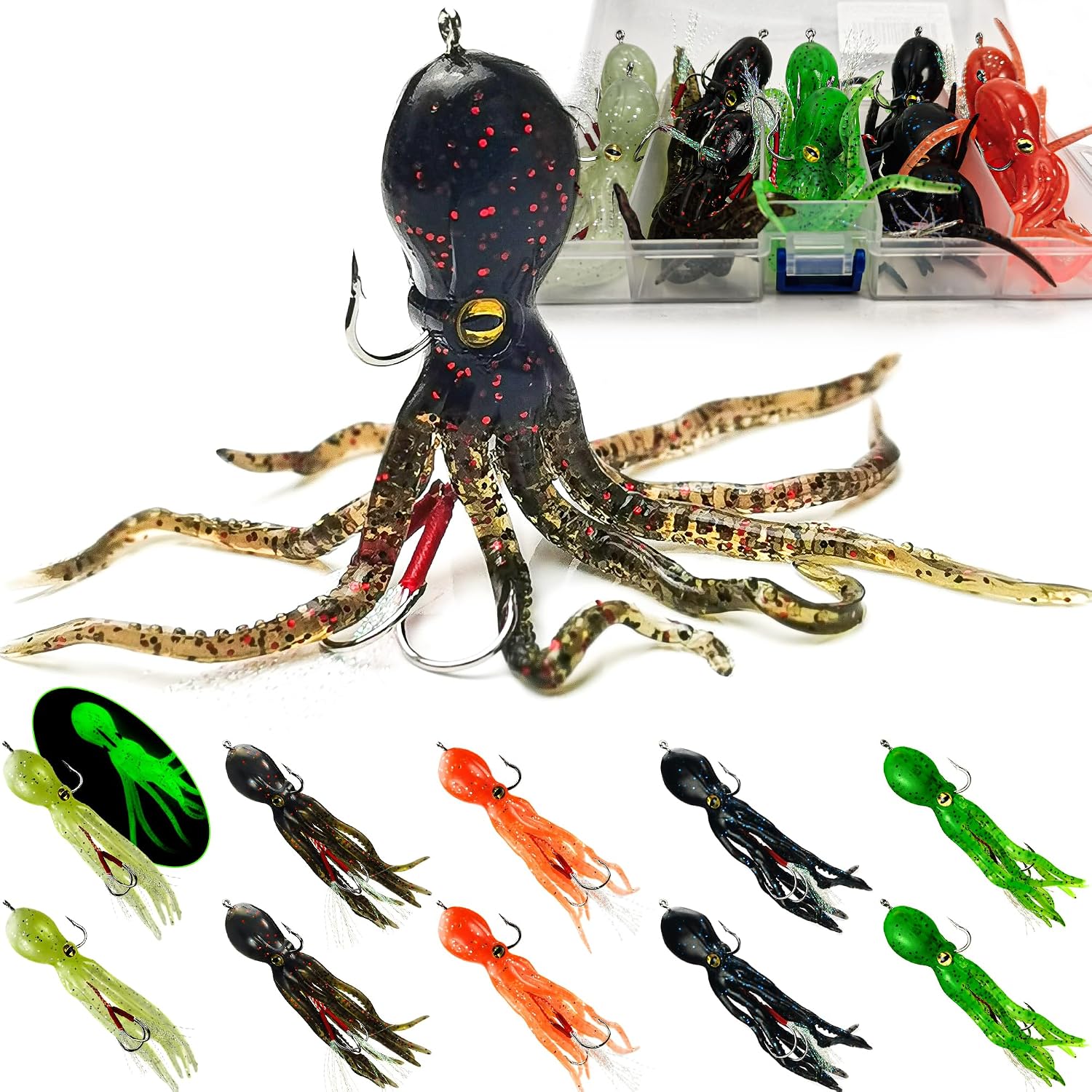 Soft Fishing Lures Paddle Tail Swim Baits for Bass Fishing