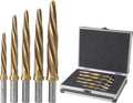 3/8", 1/2", 9/16", 5/8", 3/4" 5Pcs M2 Chucking Reamer Set