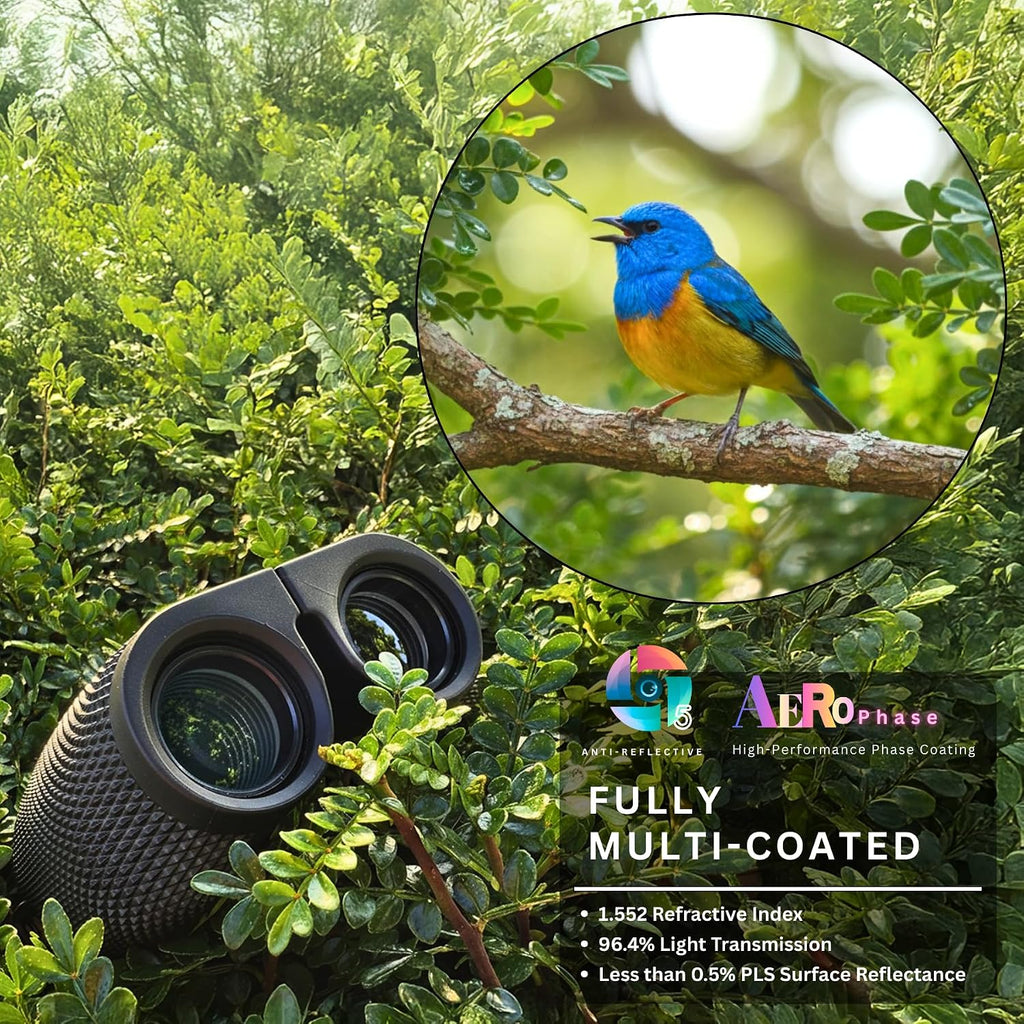 Hontry 10x25 Compact Binoculars for Adults and Kids