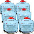 Hotdevil Isobutane Fuel Canister 230 Gram Camping Stove Fuel Butane Propane Blend Isobutane Fuel Canister Camping Fuel Gas Canister Suitable for All Seasons Efficient and High Output 8.1oz(6 Packs)