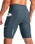 Bikewa Men's Bike Shorts 3D Padded Cycling Road Biking Mountain Riding Biker Bicycle UPF 50+ Cycle Shorts Zipper Pockets