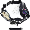 Ultimate 3-Pocket Runners Fanny Pack w/RFID Sleeve – Fits iPhone & Android – No Bounce, Water-Resistant, Sleek & Secure Running Belt for Fitness, Travel & Active Lifestyles