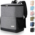 Insulated Cooler Backpack Outdoor - Leak Proof Backpack Cooler 30 Cans, Waterproof Lightweight Cooler Bag for 12h Hot/Cold Retention - Soft Cooler for Travel, Camping, Beach, Lunch