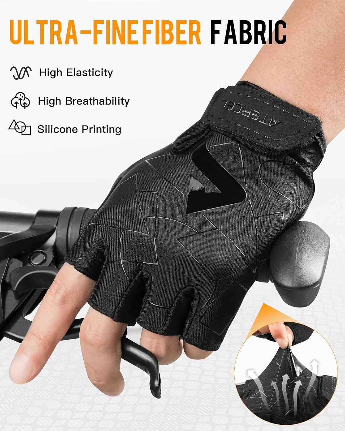 ATERCEL Cycling Gloves, Bike Gloves for Men Women, Bicycle Glove for Cycling, Workout, Gym, Training, Weight Lifting Outdoor, Mountain Bike, and Riding