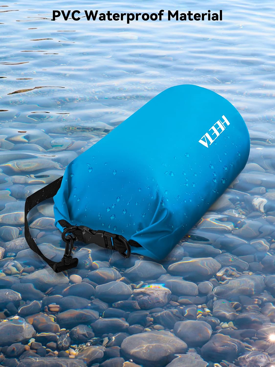 HEETA Waterproof Dry Bag Backpack with Emergency Whistle 5L/10L/20L/30L/40L