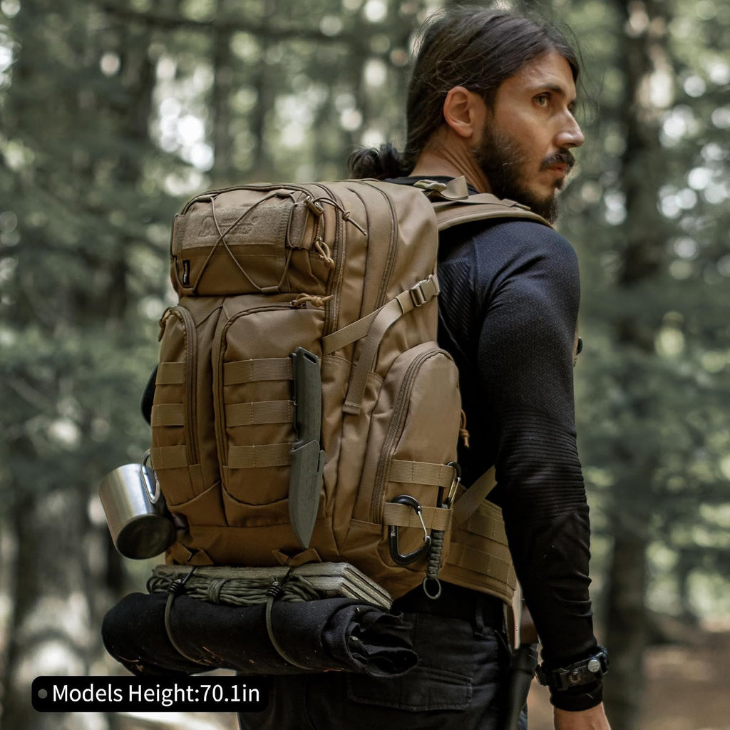 Mardingtop 40L Molle Tactical Backpack,Military backpack for Men, Cordura Backpack for Hiking,Camping,Hunting