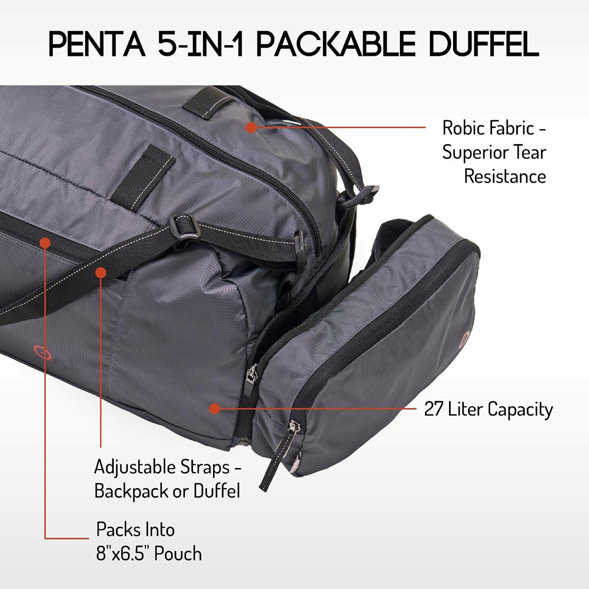Penta Bags (Penta 5-in-1 Packable Duffel)
