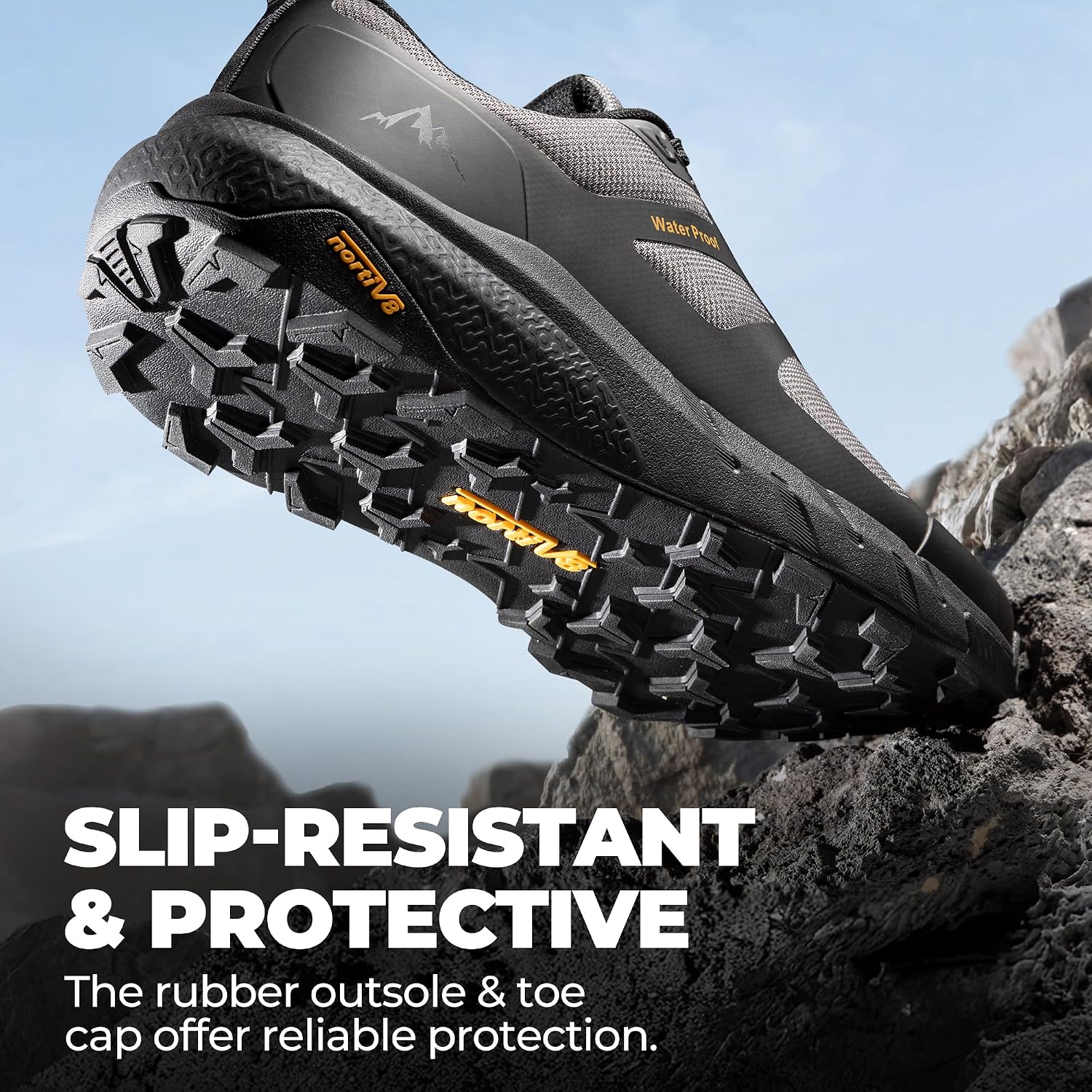 NORTIV 8 Men's Waterproof Hiking Shoes