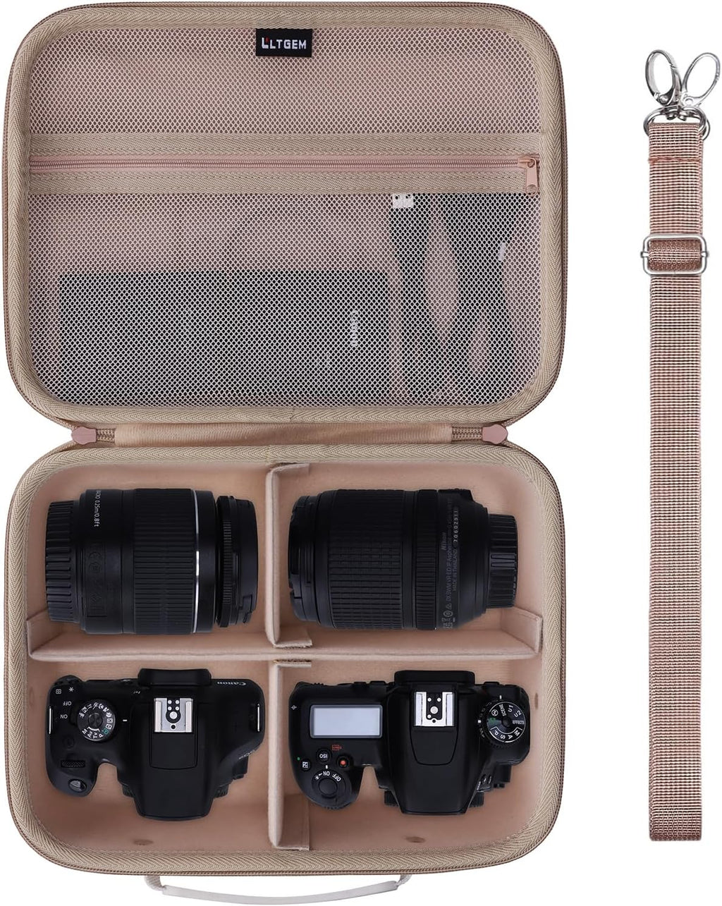 Small Camera Case Bag for Canon EOS Rebel T7/R50//R100 DSLR Camera Blue