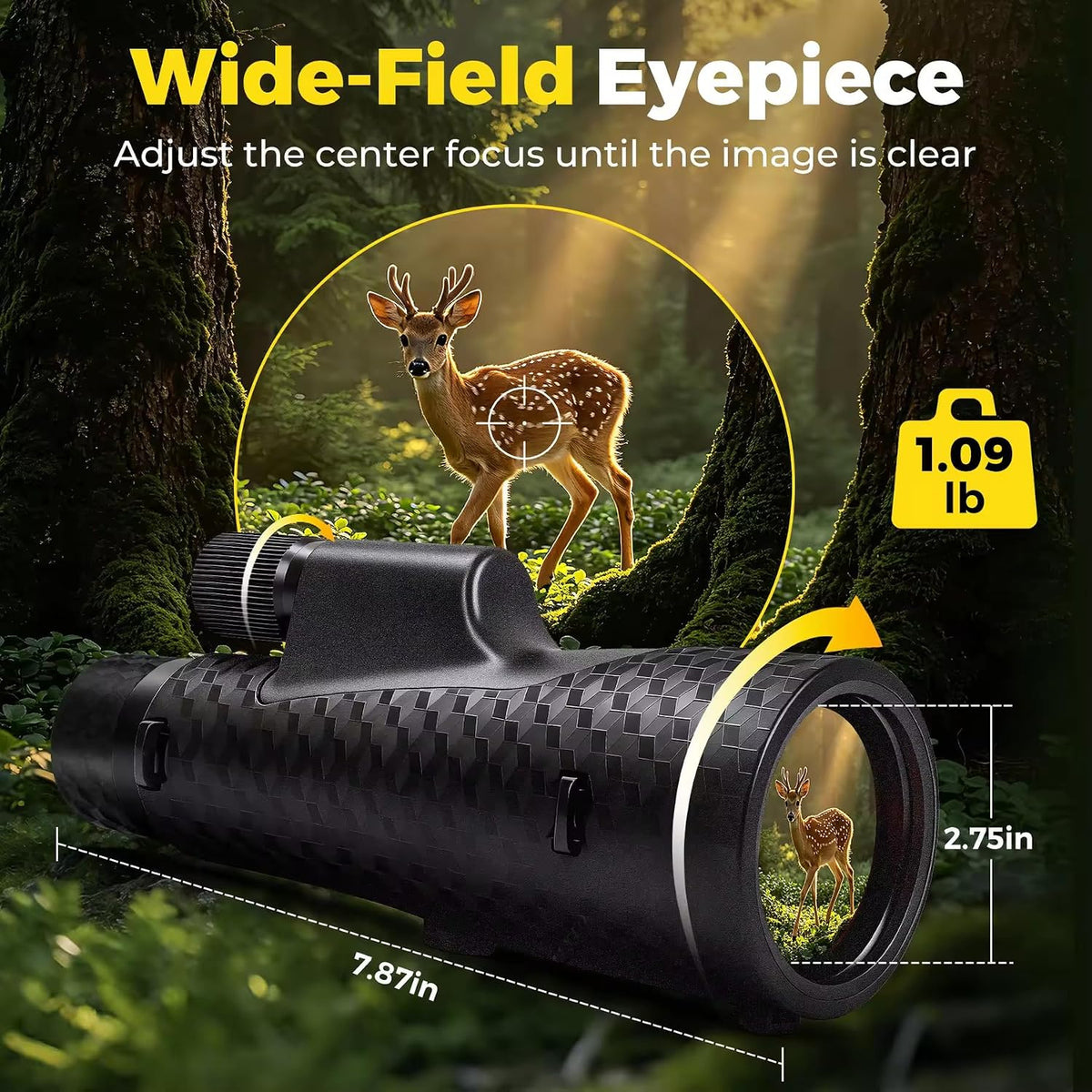 15x56 Monocular Telescope High Power Monoculars High Definition