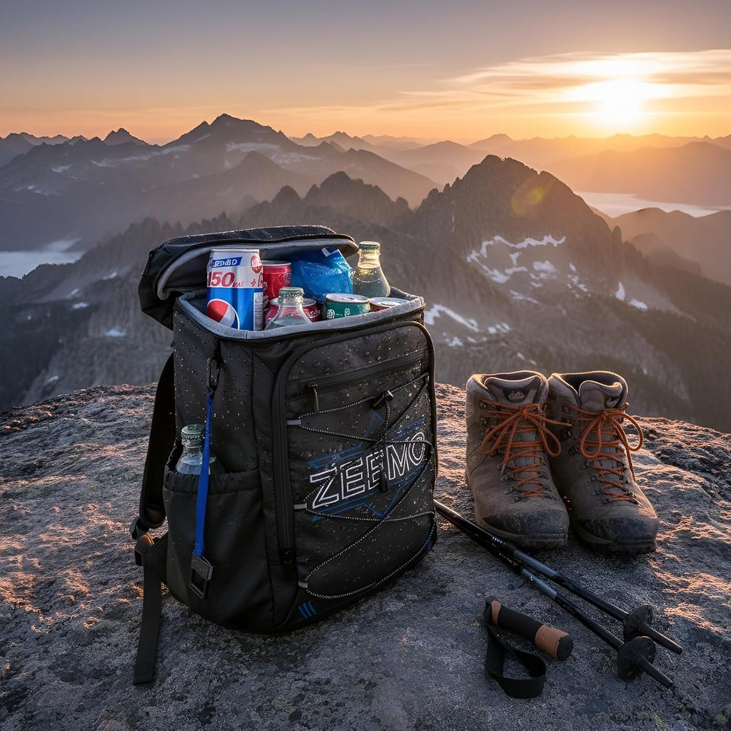 ZEEMO Backpack Cooler for Men, Insulated Leak Proof Lunch Bag