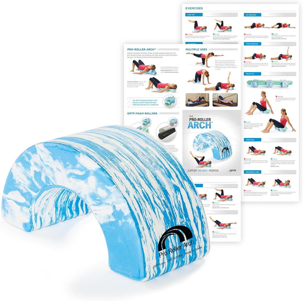 OPTP PRO-Roller Arch – Foam Roller Support, For Half-Round & Round Rollers