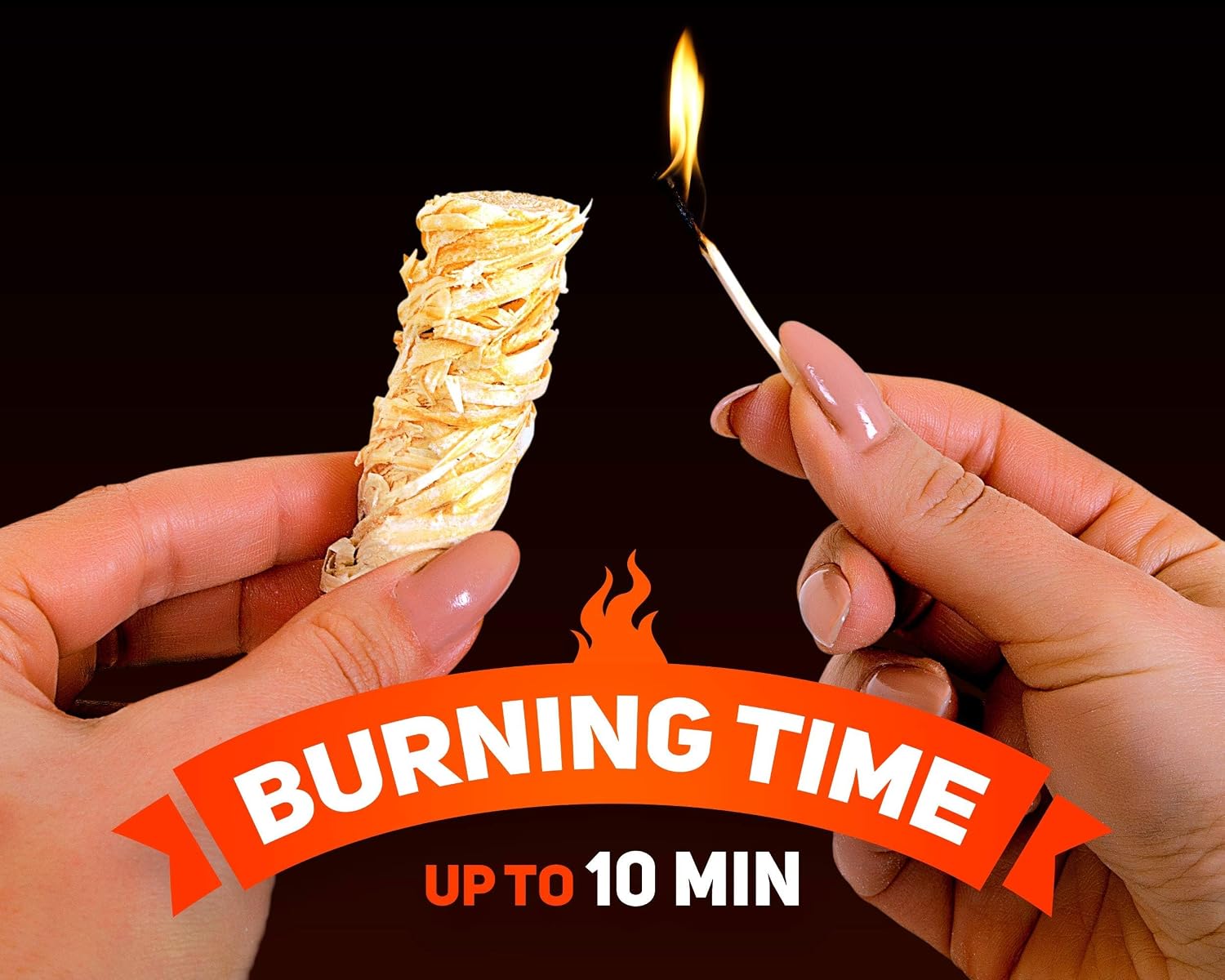 Fire Starters XXL 200 pc - Firelighters for Indoor and Outdoor Use, Compatible with Solo Stove, Green Egg and Other Grills and BBQs - Box of 100% Waterproof Firestarters