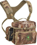 Binocular Harness Chest Pack with Rangefinder Pouch, Bino Harness with Rain Cover for Hunting