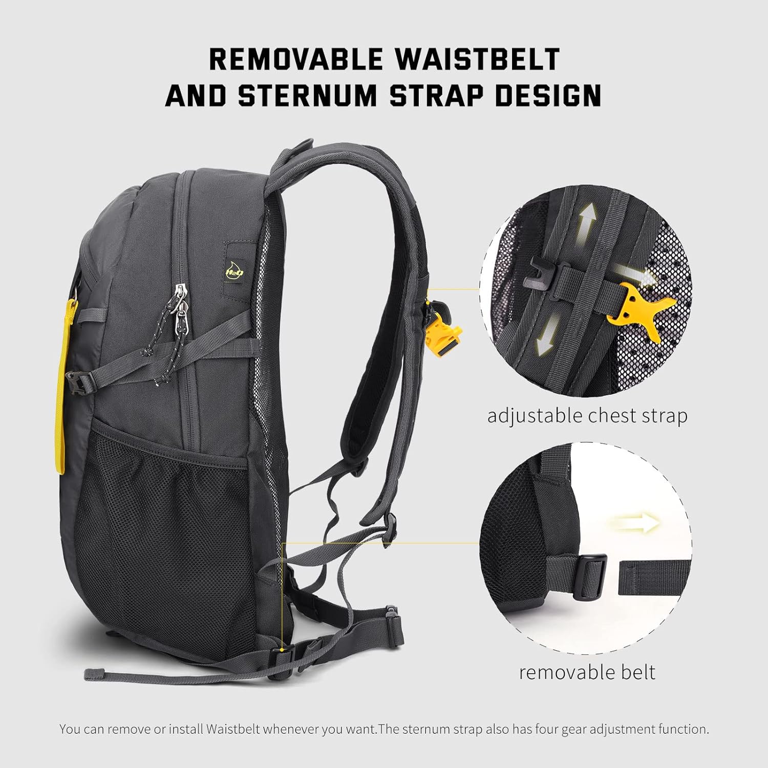 SKYSPER Small Hiking Backpack, 20L Lightweight Travel Backpacks Hiking Daypack Rucksack Women Men for Trekking Backpacking Outdoor Sports