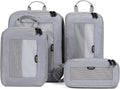 EPICKA TripCozy Compression Packing Cubes, 4 Set, Grey