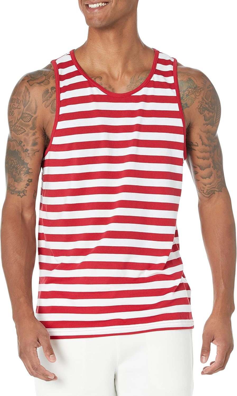 Amazon Essentials Men's Regular-Fit Sleeveless Tank Tops