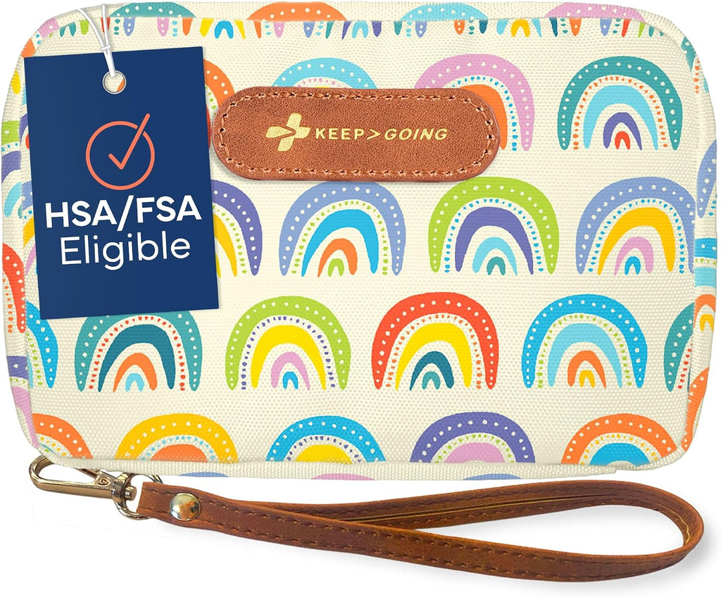 KeepGoing Travel First Aid Kit for Kids, 130 Pc. TSA-Approved Travel Size