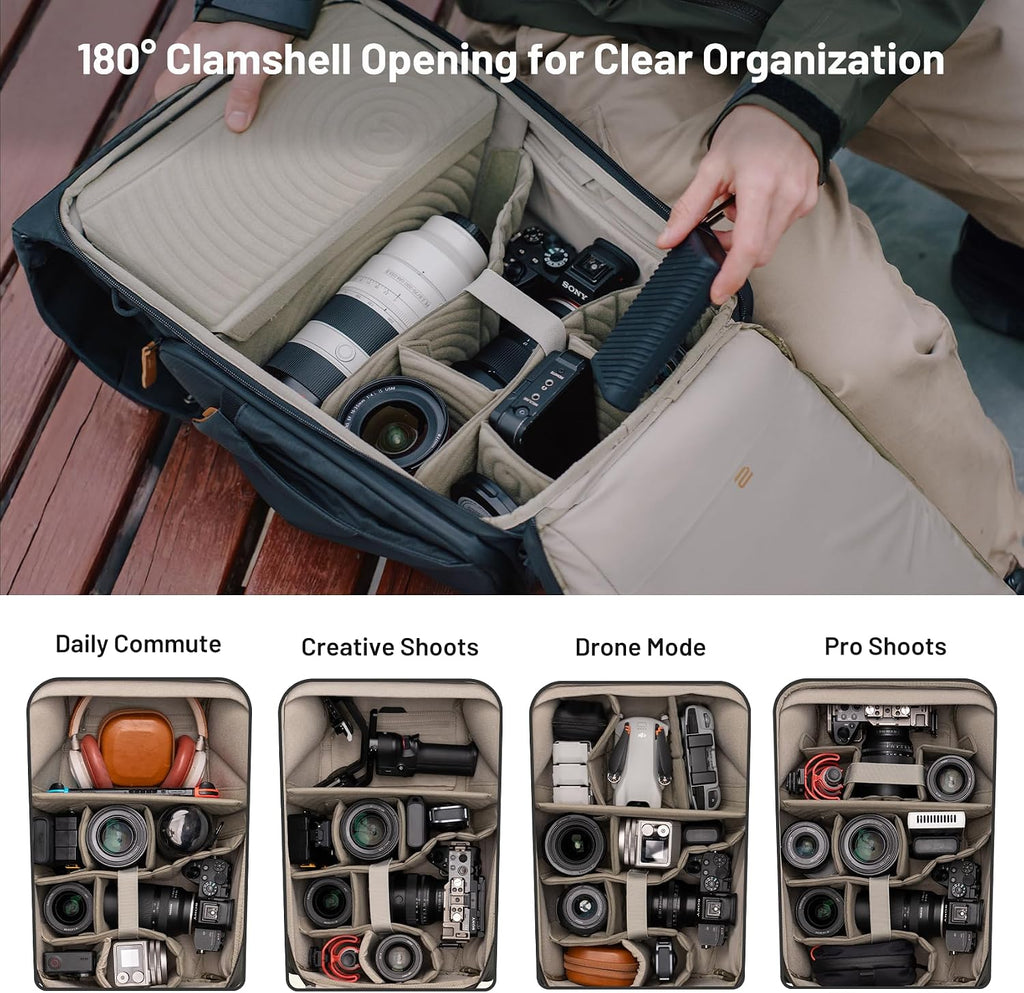 PGYTECH OneGo 2 Camera Backpack 20L Waterproof Camera Bags Photography Bag
