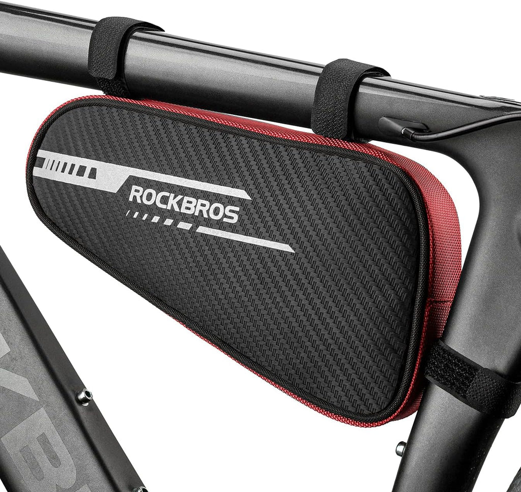 ROCKBROS Bike Frame Bag 1.2L Bicycle Triangle Storage Pouch Cycling Pack