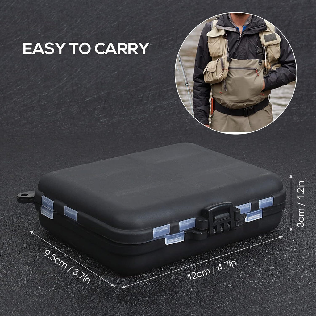 263pcs Fishing Accessories Set with Tackle Box Including Plier Jig Hooks Sinker Weight Swivels Snaps Sinker Slides