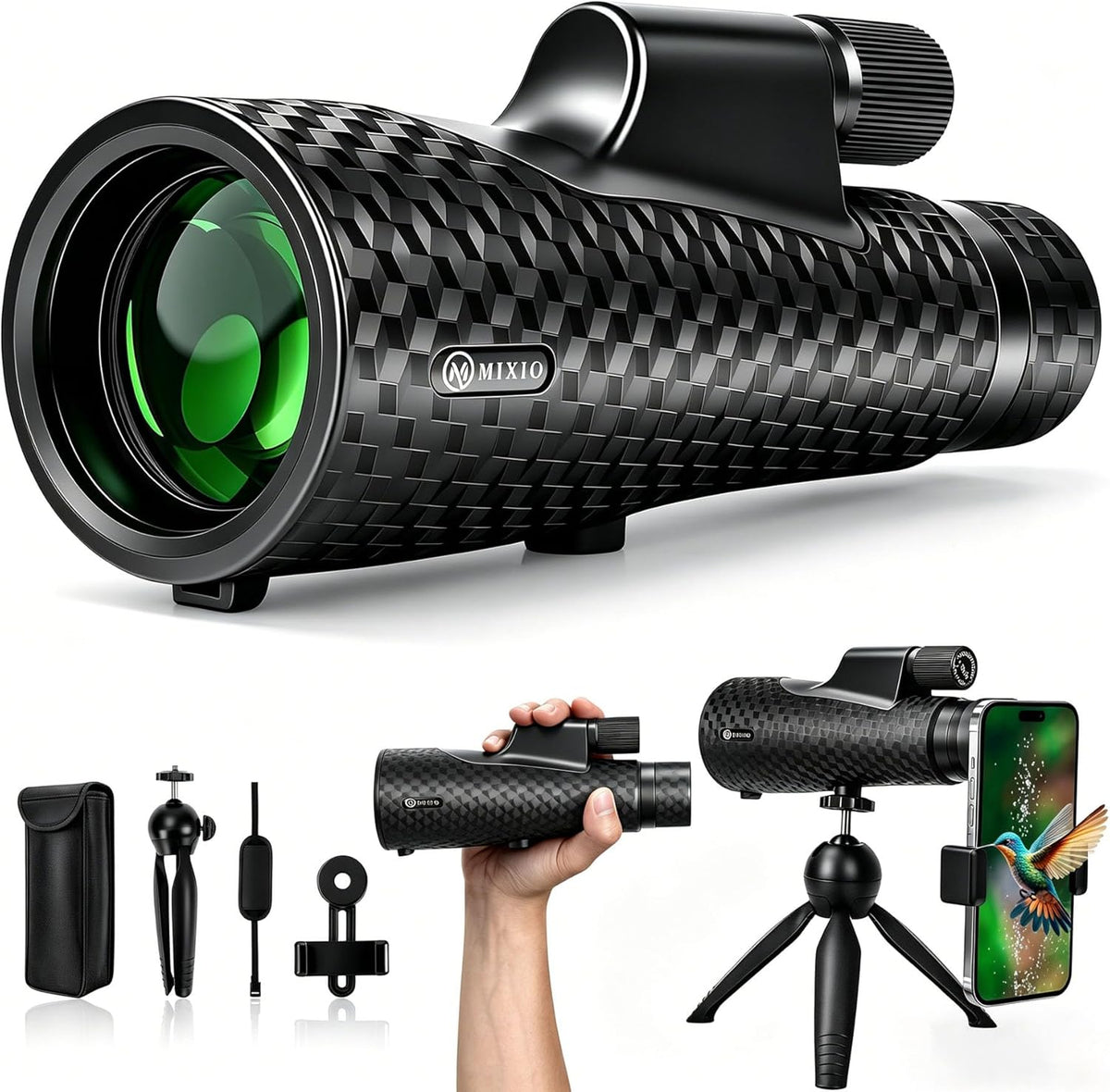 15x56 Monocular Telescope High Power Monoculars High Definition