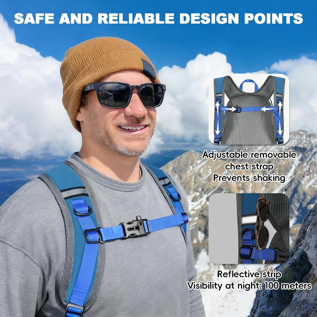 Seektop Packable Waterproof Hiking Backpack, 20L Lightweight Daypack