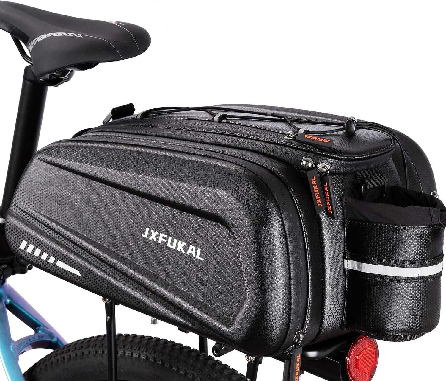 JXFUKAL Bike Bags for Bicycle Rear Rack - 9.5L/17L/40L Hard Shell Ebike Bag