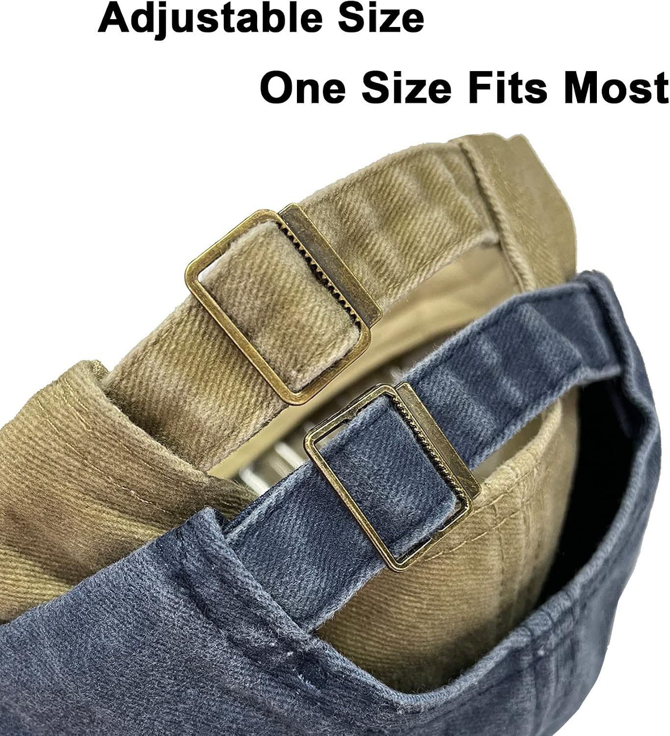 PFFY 2 Packs Vintage Washed Distressed Baseball Cap Dad Hat for Men Women