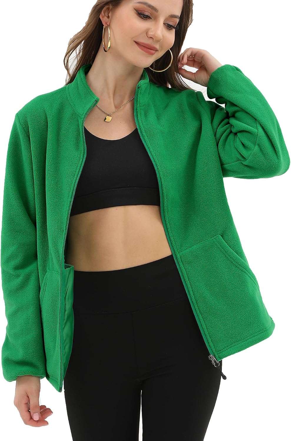 Argstar Women's Fleece Jacket 6 Pockets (XS-2XL)