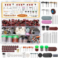 318 Piece Rotary Tool Accessories Kit with Sanding Drum, 1/8 Inch Shank Universal Fit Rotary Tool Bits for Sanding, Cutting, Grinding, Polishing, Cleaning, Drilling, Engraving, Woodworking DIY