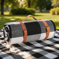 sapsisel 80”x 80” Picnic Blanket Extra Large, Waterproof and Foldable Beach Blanket, 3-Layer Outdoor Blanket for 6 to 8 Adults, for Camping, Park, Beach, Grass, Indoors…