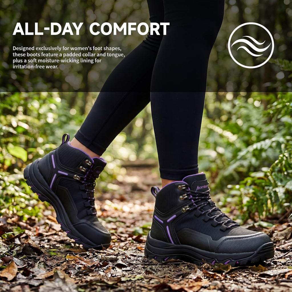 Women's Waterproof Ankle Support Hiking Boots
