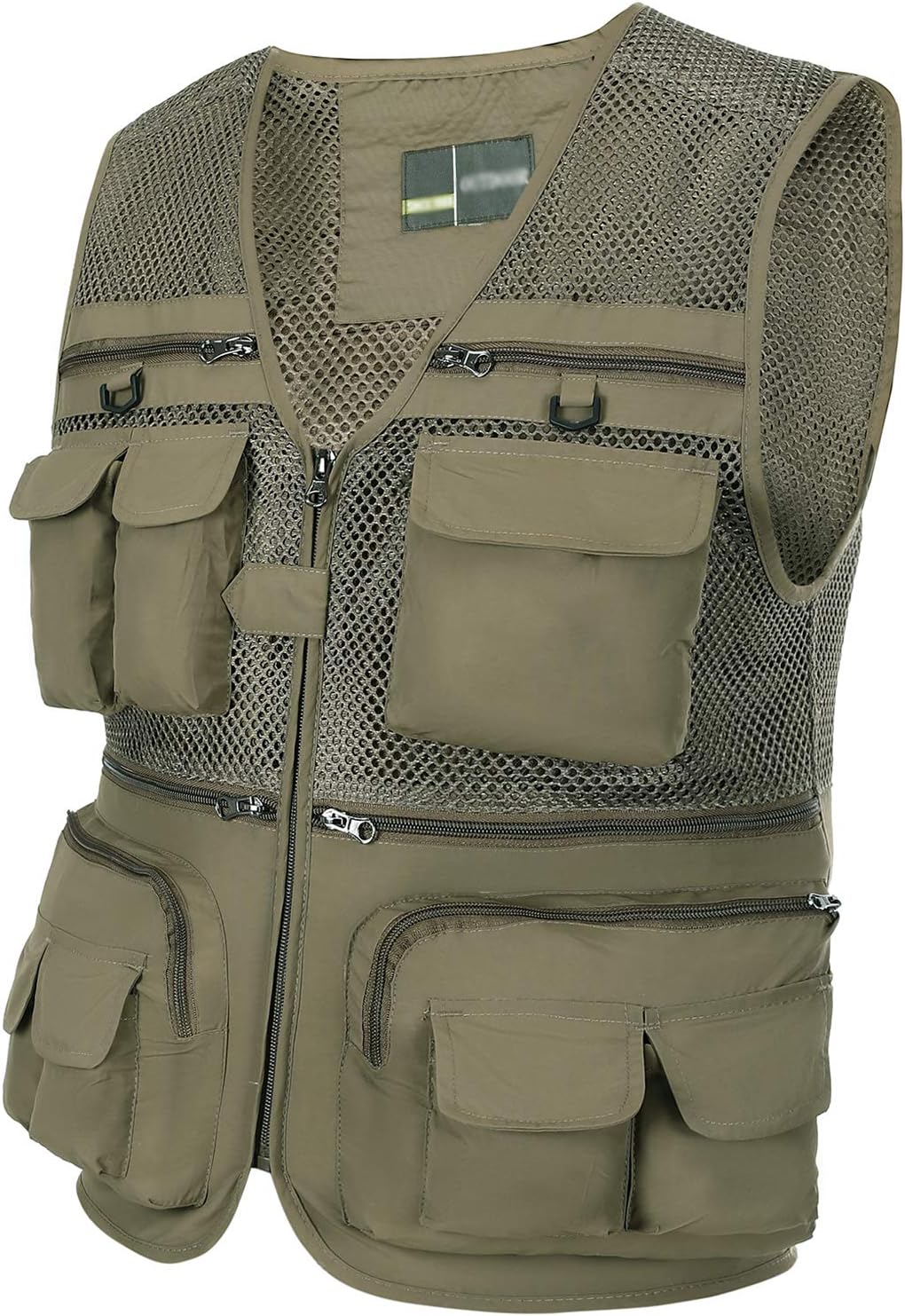 Spanye Mens Outdoor Fishing Vest Safari Travel Photography Vests Jacket Multi Pocket