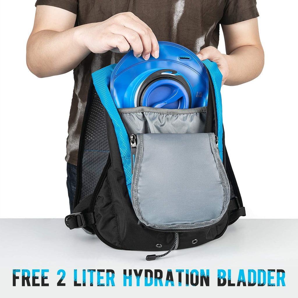 Hydration Backpack Running Water Backpack with 2L Hydration Bladder, Insulated Cycling Hydration Vest Packs
