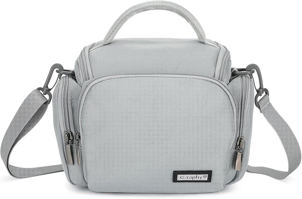 G-raphy Camera Bag Case Pink Small Photography Bags DSLR SLR MIRRORLESS BAG with Removal Straps