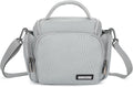 G-raphy Camera Bag Case DSLR SLR Crossbody Sling Photography Bags for Nikon Canon Sony DSLR SLR Mirrorless with Removal Straps(Parma Grey)