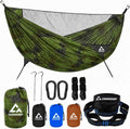 Camping Hammock Outdoor Portable, 2-in-1 Backpacking Hammock(Camo)