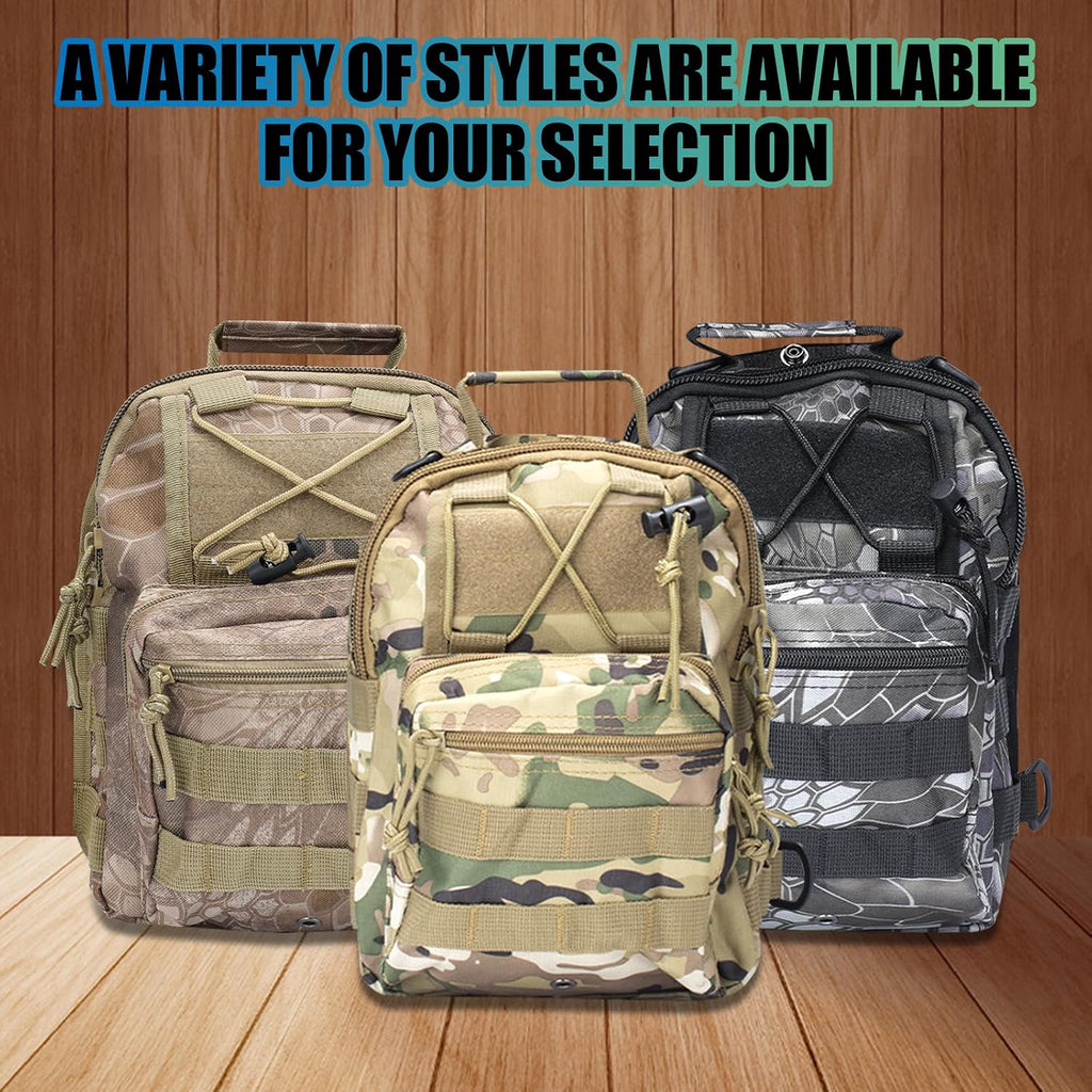Waterproof Fishing Backpack with 2 Tackle Boxes, 2-Way Carry Design & Durable Material,Black, Khaki, Camo (Camouflage with Two Tackle Boxes)