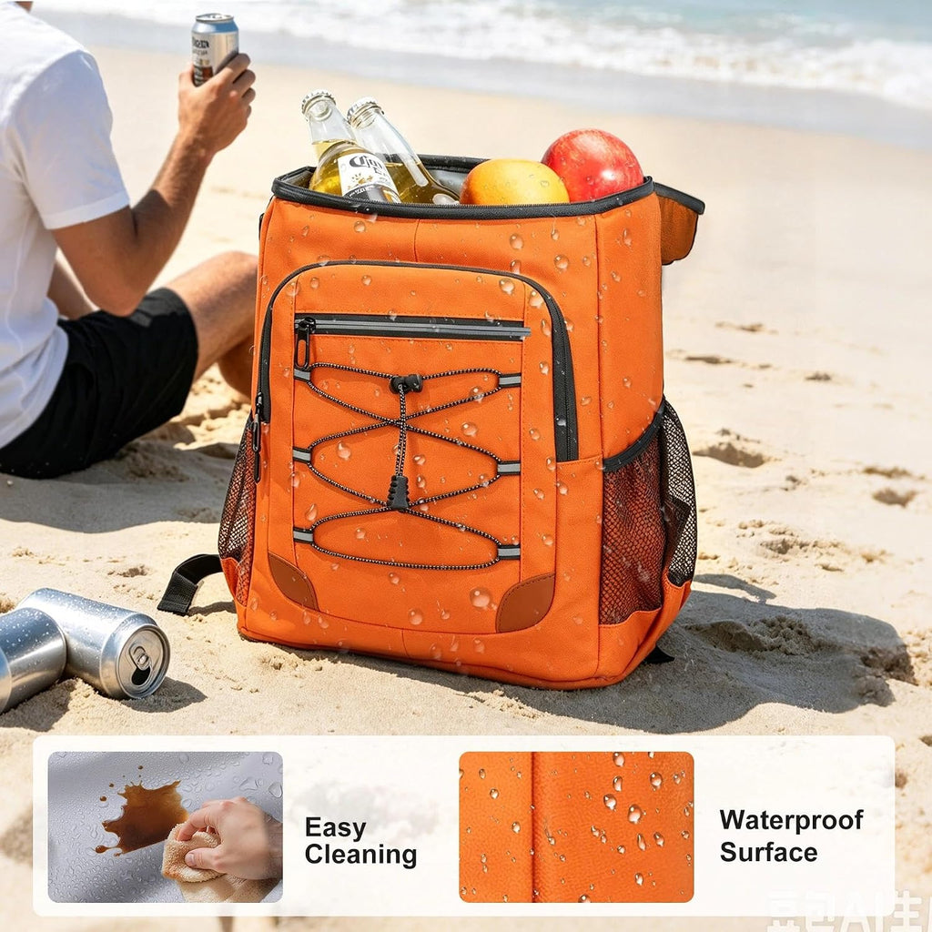 Backpack Cooler Insulated Leakproof, Soft Cooler Backpack for Beach