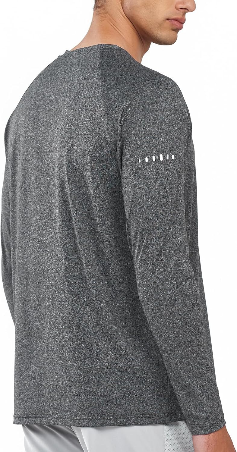 NORTHYARD Men's Sun Protection Shirts UPF 50+ Long Sleeve Running Workout
