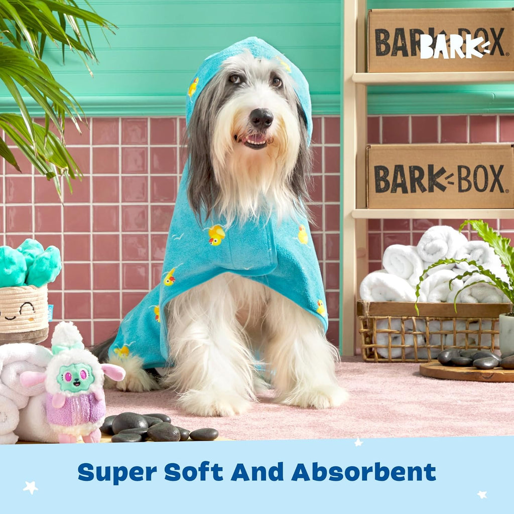 BARKBOX Dog Bathrobe - for Dogs - Medium