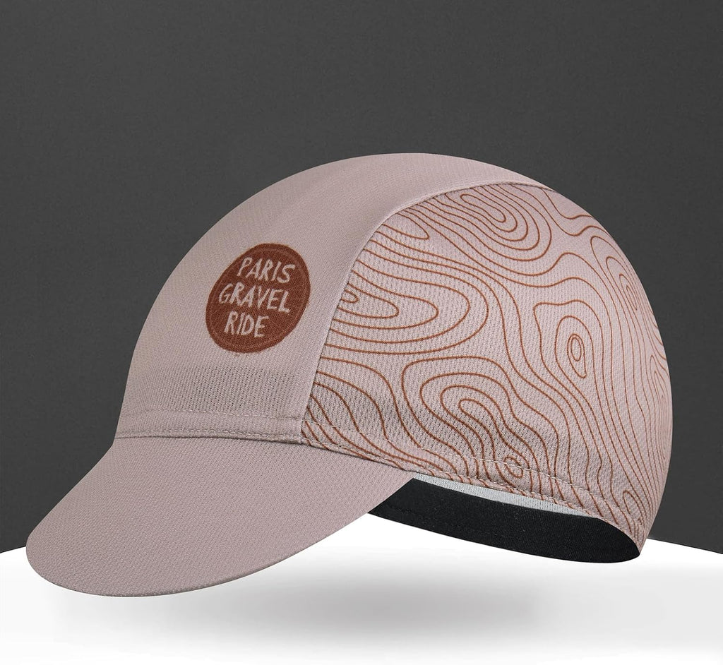 Cycling Cap with Sun Visor, Lightweight Polyester Bike Hat for Men & Women
