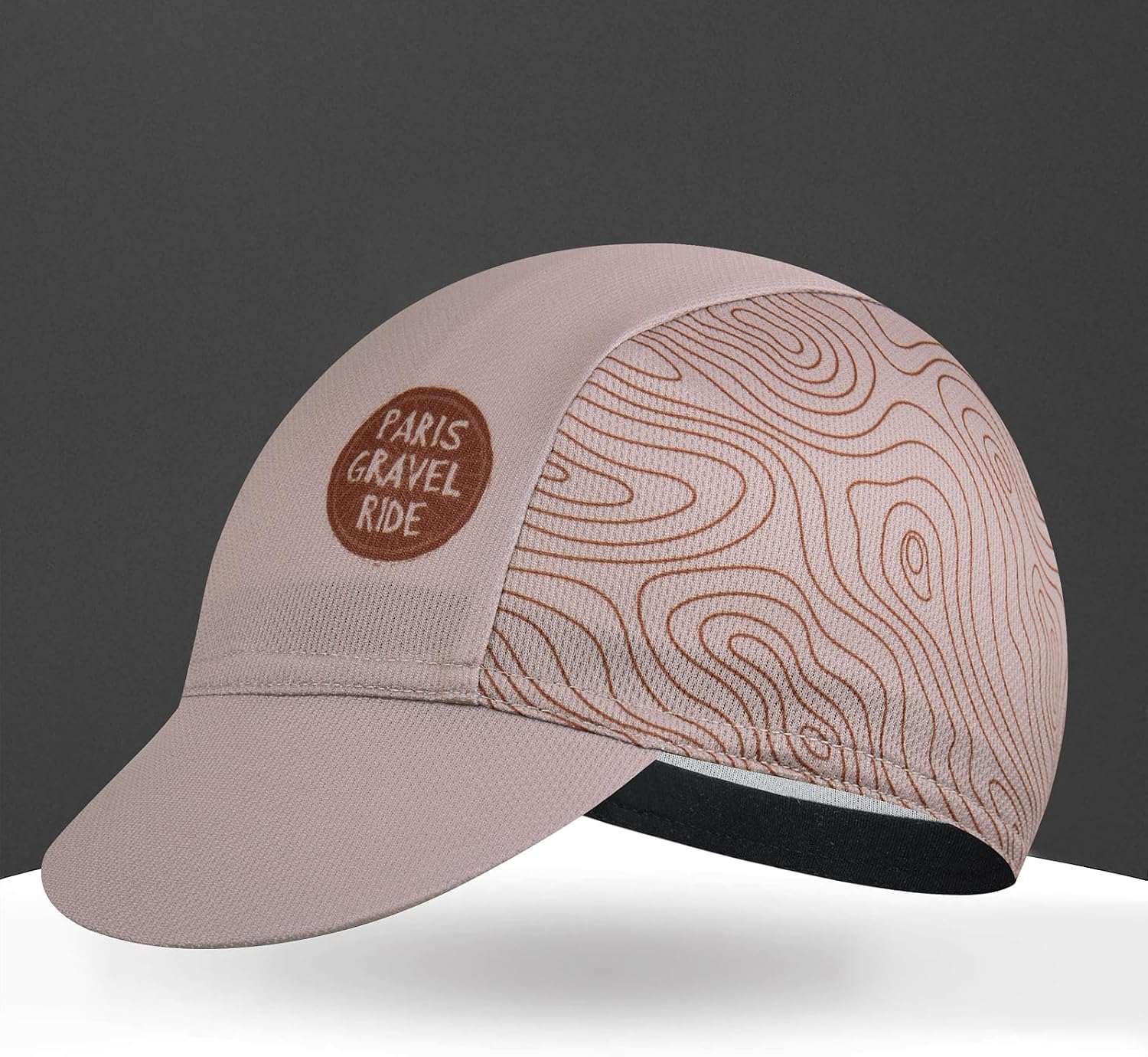 Cycling Cap with Sun Visor, Lightweight Polyester Bike Hat for Men & Women