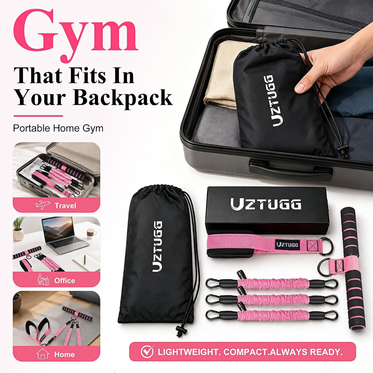 Pedal Resistance Band with Handle, Exercise Bands for AB Workout