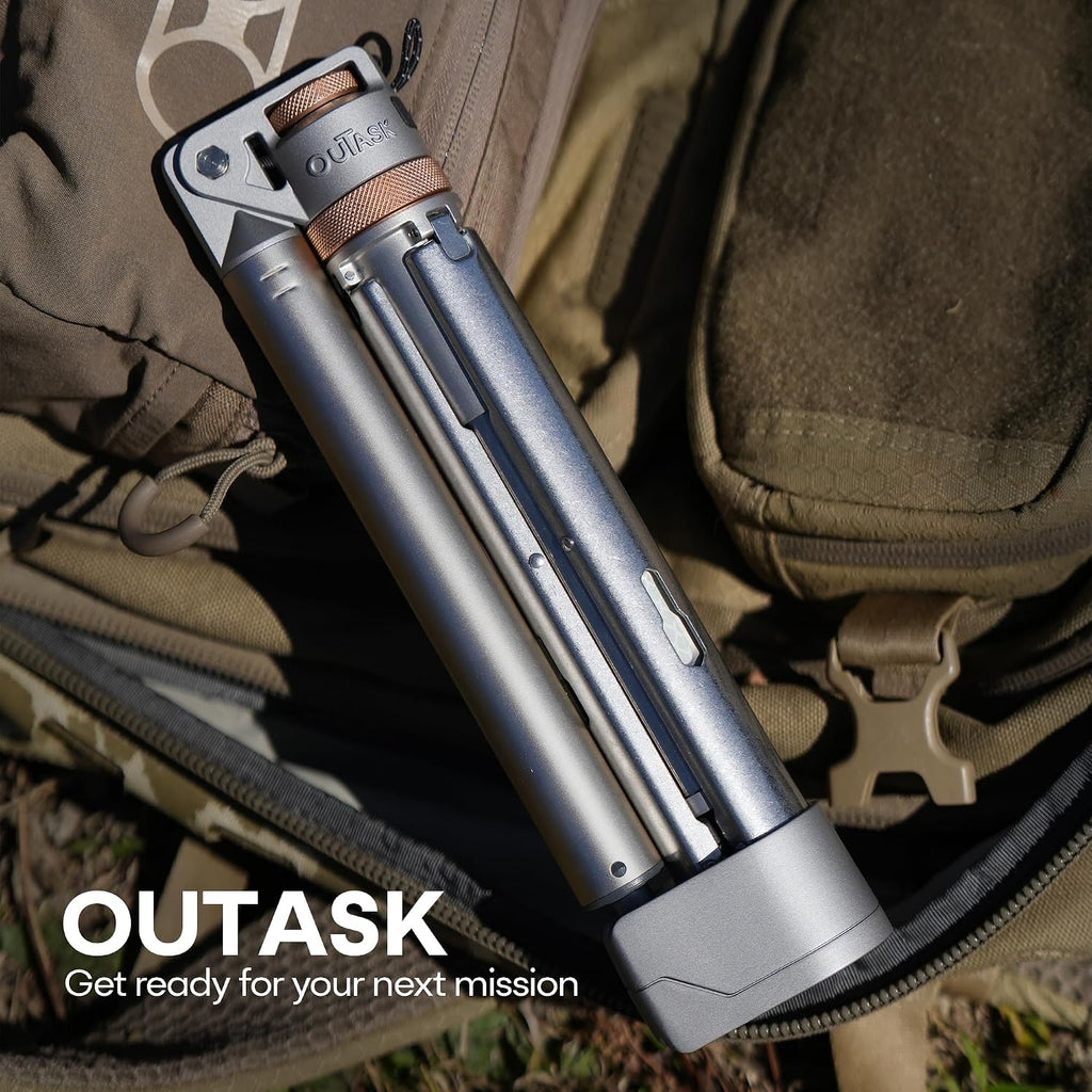 Outask TD2 Telescopic LED Camping Lantern,Ultra Bright Portable Work Light